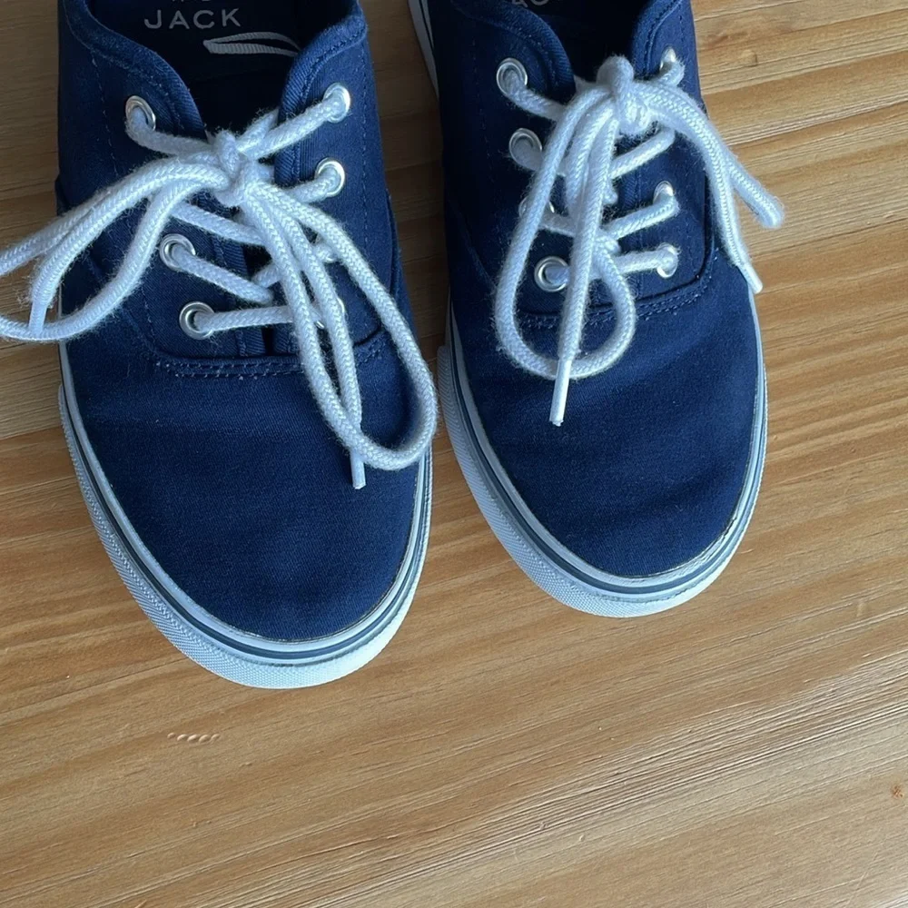 Janie‎ & Jack Navy Blue and White Sneaker